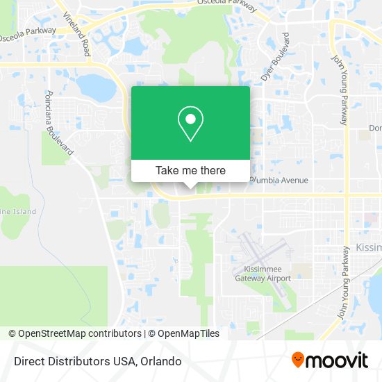 Direct Distributors USA map