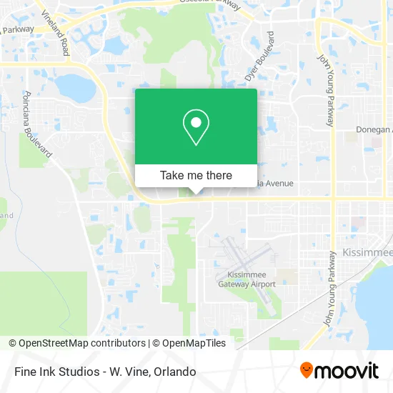 Fine Ink Studios - W. Vine map