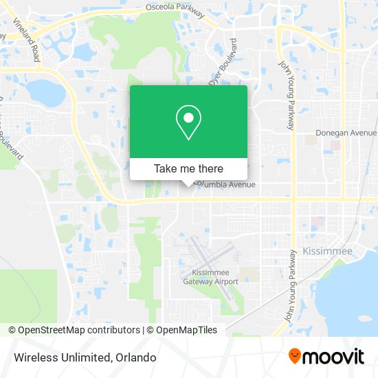 Wireless Unlimited map