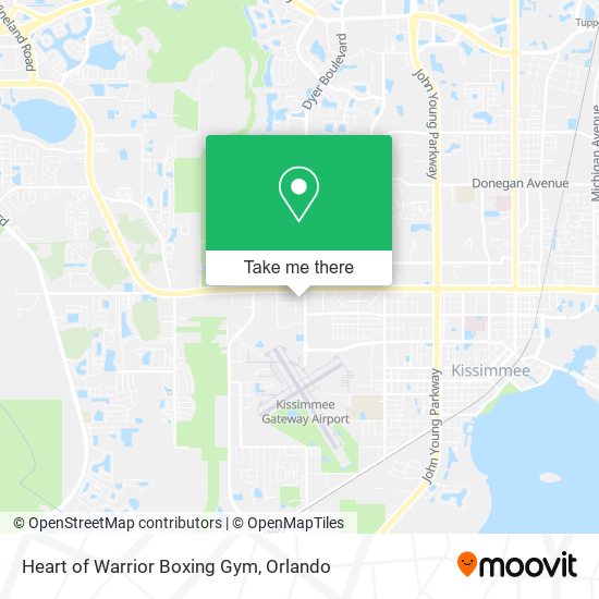 Heart of Warrior Boxing Gym map