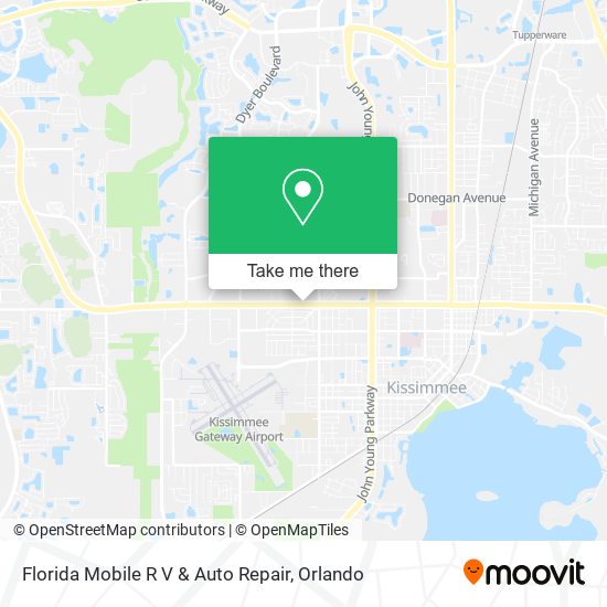 Mapa de Florida Mobile R V & Auto Repair