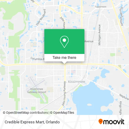 Mapa de Credible Express Mart