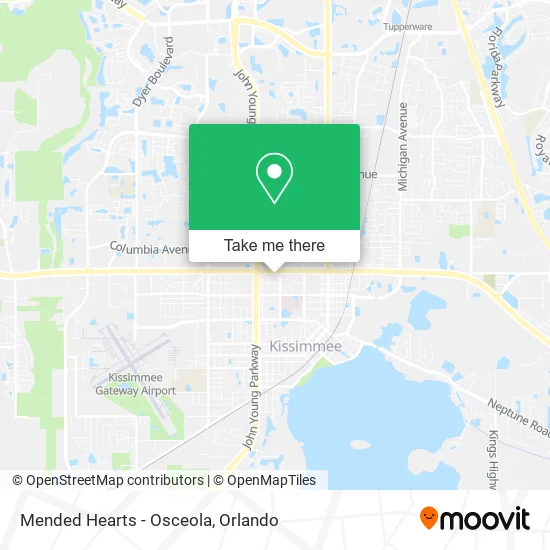Mapa de Mended Hearts - Osceola