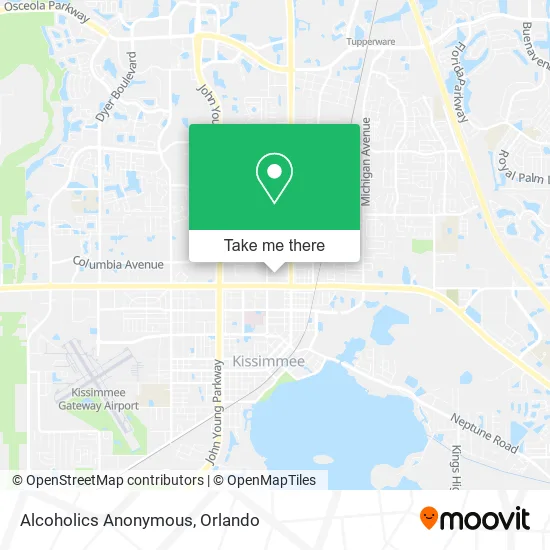 Alcoholics Anonymous map