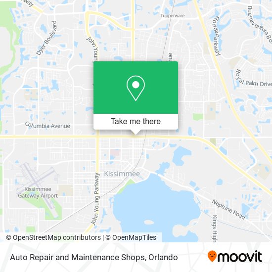 Mapa de Auto Repair and Maintenance Shops