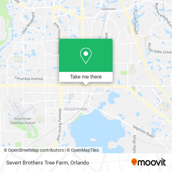 Severt Brothers Tree Farm map