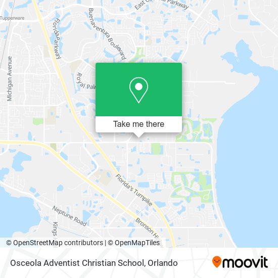 Osceola Adventist Christian School map