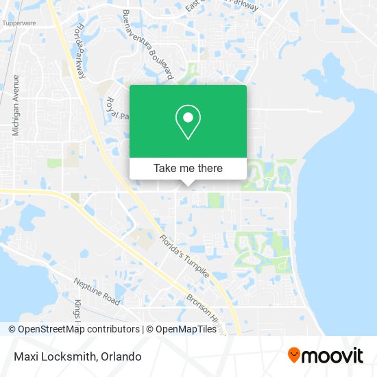 Maxi Locksmith map