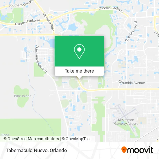 Mapa de Tabernaculo Nuevo