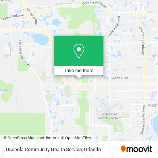 Mapa de Osceola Community Health Service