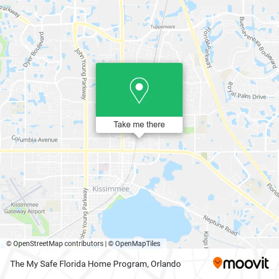 The My Safe Florida Home Program map