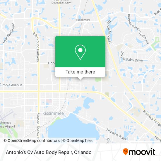 Antonio's Cv Auto Body Repair map