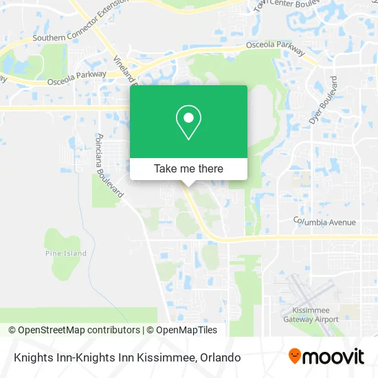 Mapa de Knights Inn-Knights Inn Kissimmee