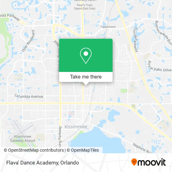 Mapa de Flava' Dance Academy