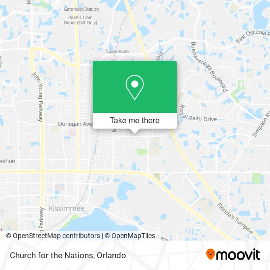 Mapa de Church for the Nations