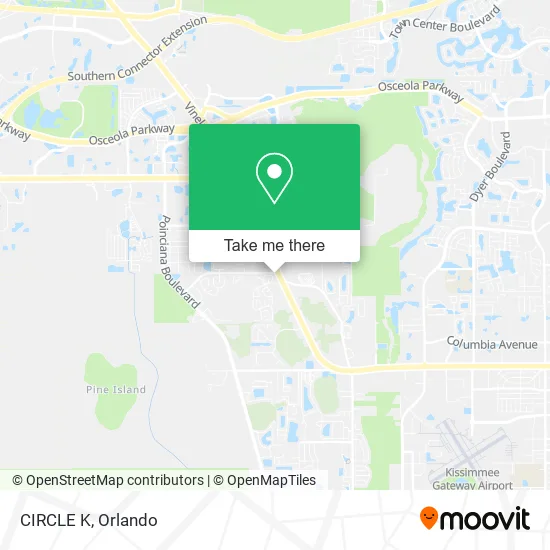 Mapa de CIRCLE K