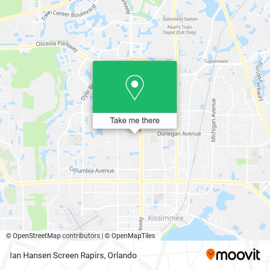 Ian Hansen Screen Rapirs map