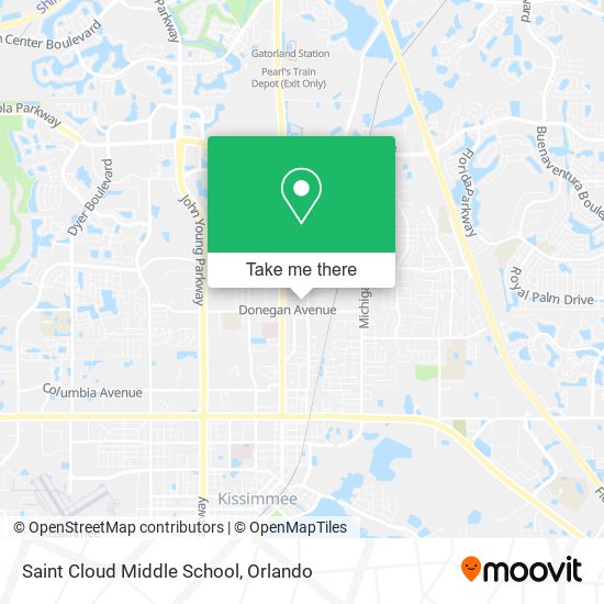 Saint Cloud Middle School map