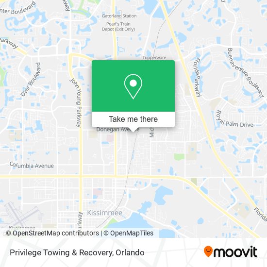 Privilege Towing & Recovery map