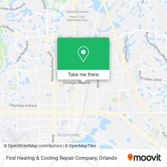 Mapa de Find Heating & Cooling Repair Company