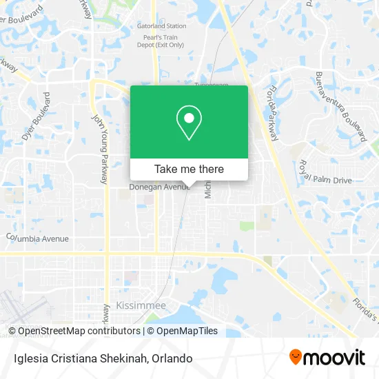 Mapa de Iglesia Cristiana Shekinah