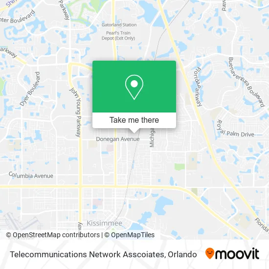 Telecommunications Network Asscoiates map