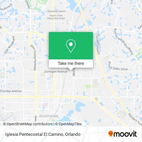 Iglesia Pentecostal El Camino map
