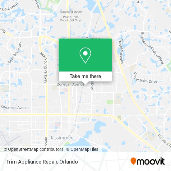 Trim Appliance Repair map