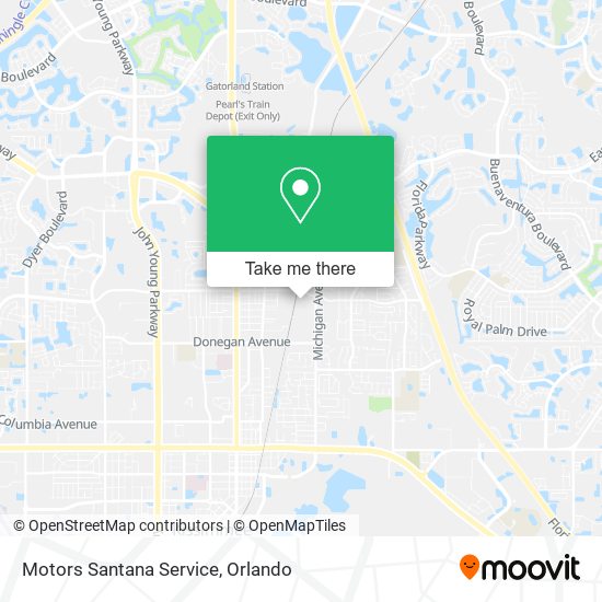 Motors Santana Service map