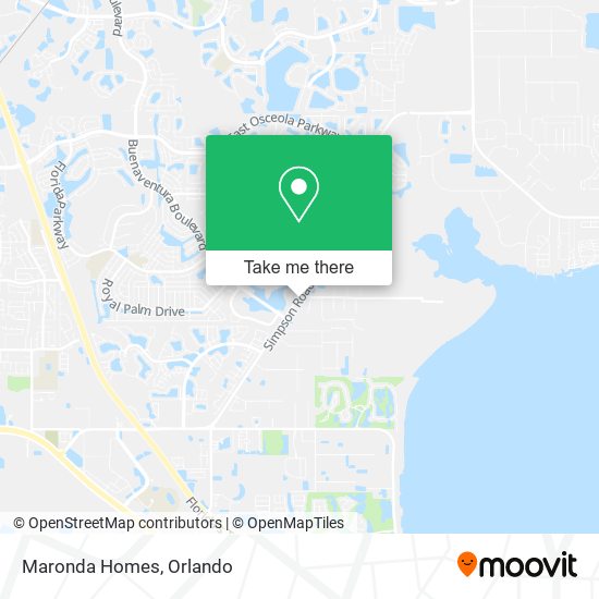 Maronda Homes map