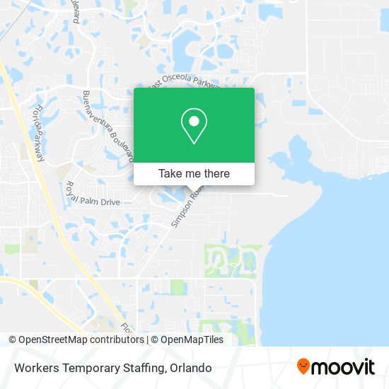 Workers Temporary Staffing map