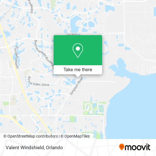 Valent Windshield map