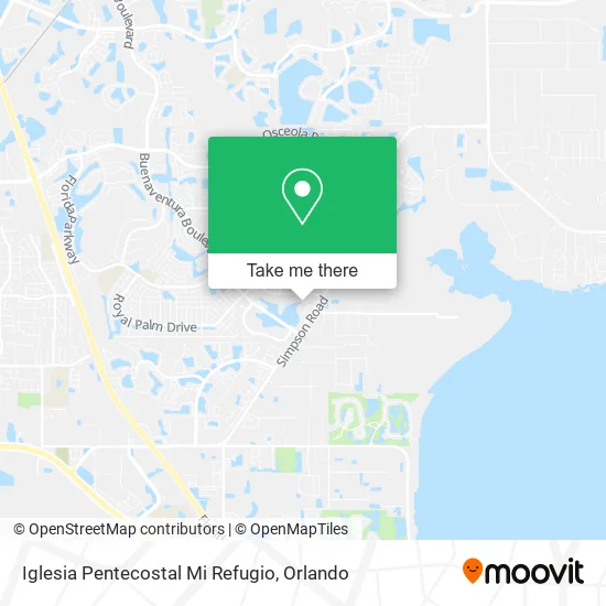 Iglesia Pentecostal Mi Refugio map