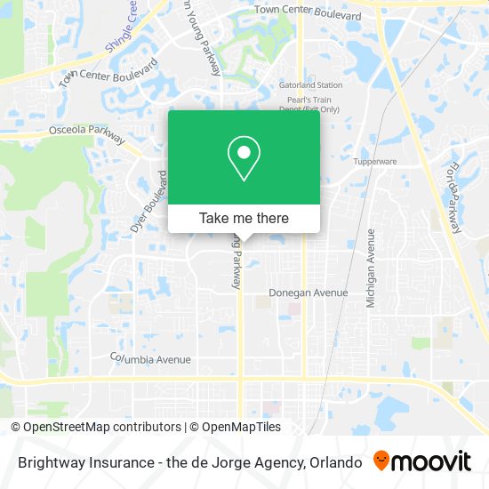 Mapa de Brightway Insurance - the de Jorge Agency