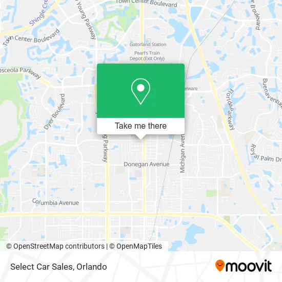 Mapa de Select Car Sales