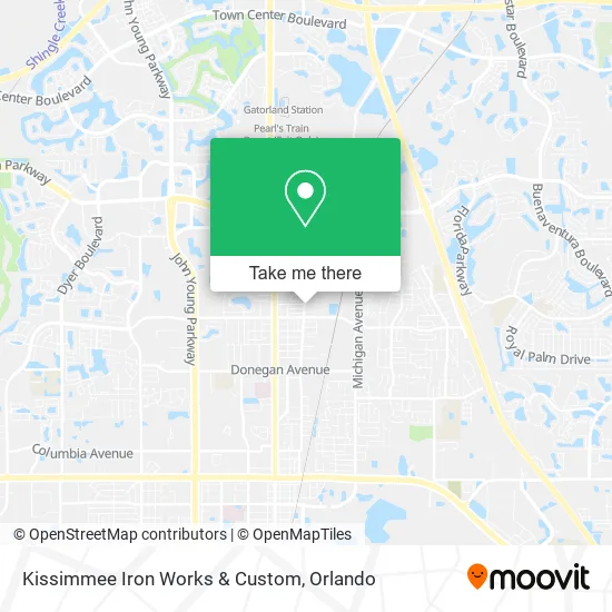 Mapa de Kissimmee Iron Works & Custom