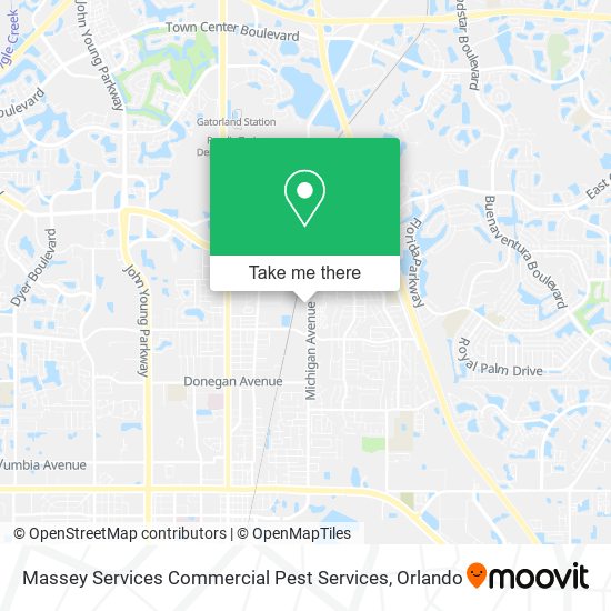 Mapa de Massey Services Commercial Pest Services