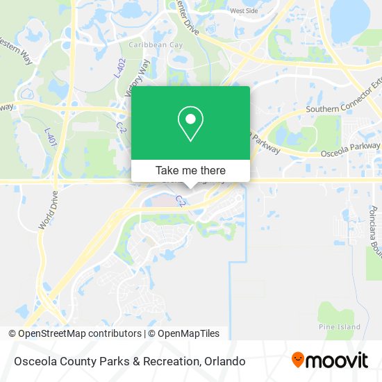 Osceola County Parks & Recreation map