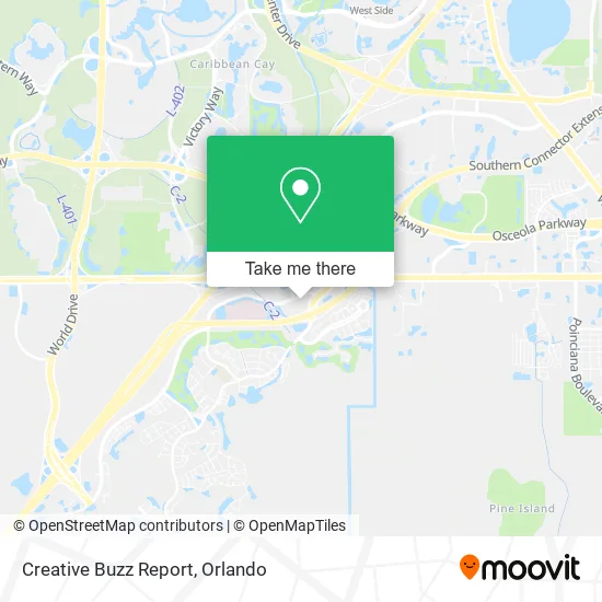Creative Buzz Report map