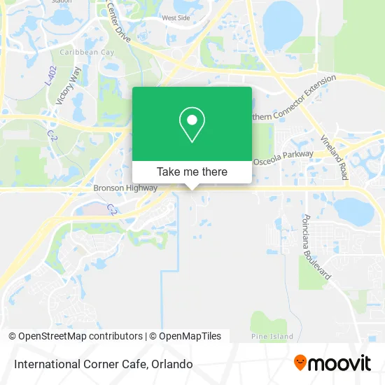 International Corner Cafe map