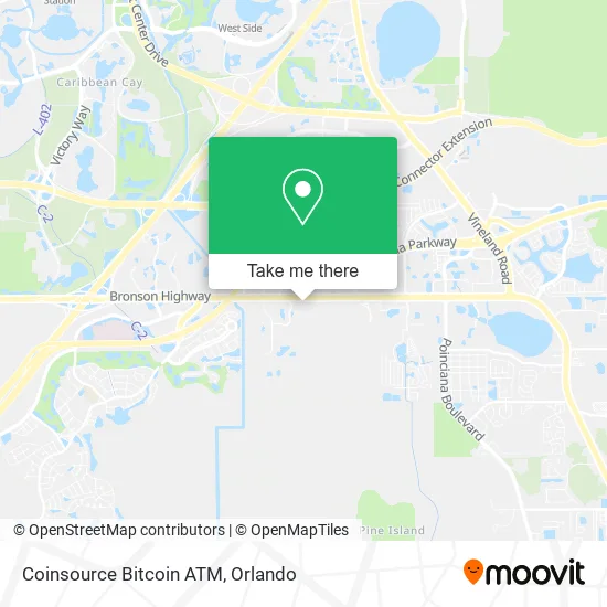 Coinsource Bitcoin ATM map
