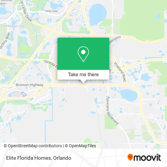 Elite Florida Homes map