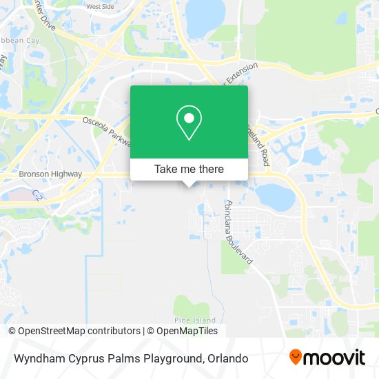 Mapa de Wyndham Cyprus Palms Playground