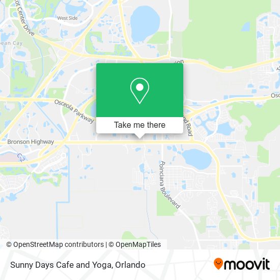 Sunny Days Cafe and Yoga map