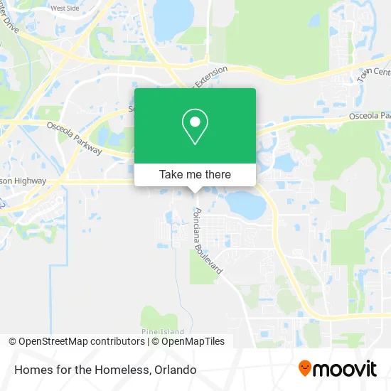 Homes for the Homeless map