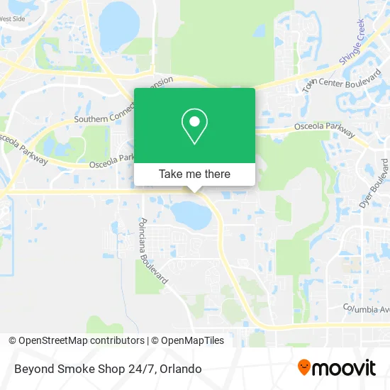 Mapa de Beyond Smoke Shop 24/7