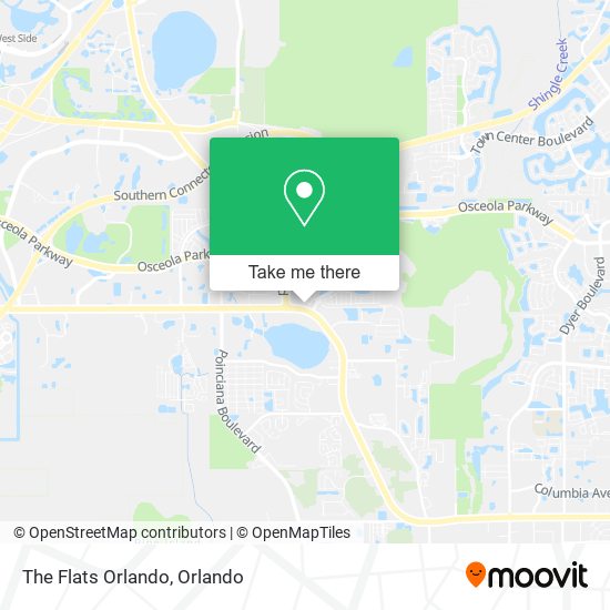 The Flats Orlando map