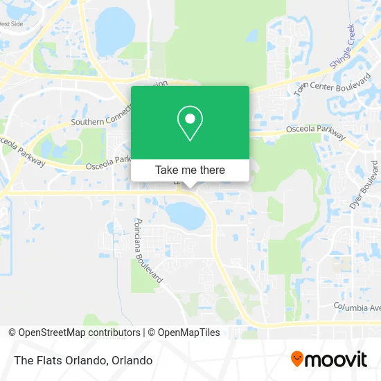 The Flats Orlando map