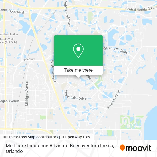 Mapa de Medicare Insurance Advisors Buenaventura Lakes