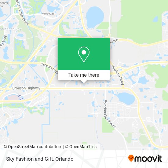 Sky Fashion and Gift map